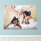 les trois femme leinwanddruck (Insitu (Holzboden))