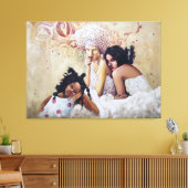 les trois femme leinwanddruck (Insitu (Wohnzimmer))
