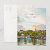 Les Trois-Îlets, Martinique travel Postkarte (Vorne/Hinten)
