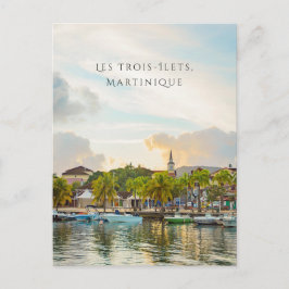 Les Trois-Îlets, Martinique travel Postkarte