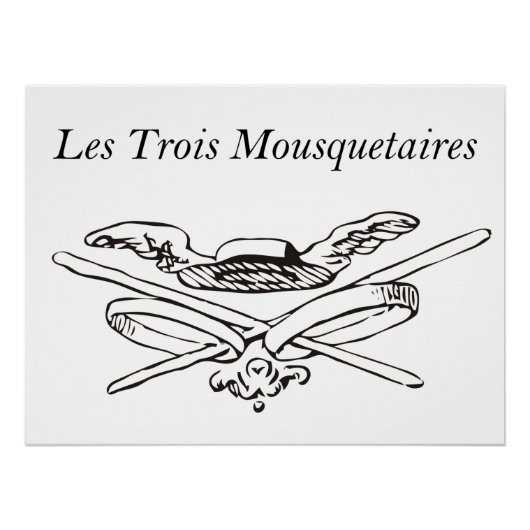 Les Trois Mousquetaires - Die drei Musketiere Poster (Vorderseite)