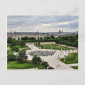Les Tuileries (Gärten) Postkarte (Vorderseite)