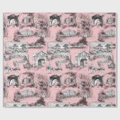 Les umgibt De Paris ~ Dauphine-Rosa Geschenkpapier (Flach)