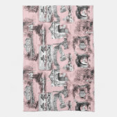 Les umgibt De Paris ~ Dauphine-Rosa Handtuch (Vertikal)