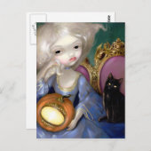 "Les Vampires: Lanterne-Citrouille" Postkarte (Vorne/Hinten)