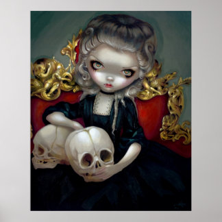 Les Vampires: Les Crânes ART PRINT Rokoko vampire Poster