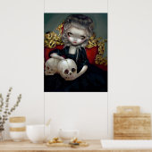 Les Vampires: Les Crânes ART PRINT Rokoko vampire Poster (Küche)