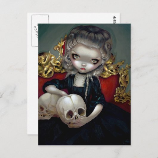 "Les Vampires: Les Crânes" Postkarte (Vorne/Hinten)