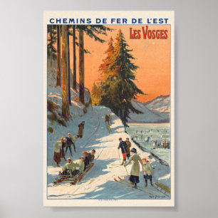 Les Vosges Frankreich Vintage Poster 1912