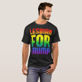 Lesbe für Trump T-Shirt (Vorne ganz)