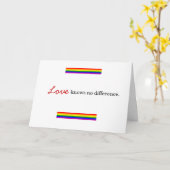 Lesbe, homosexuelle Adoption Grußkarte Karte (Gelbe Blume)