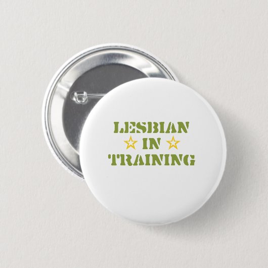 LESBE IM TRAINING BUTTON (Vorne & Hinten)