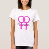 Lesbe, Liebe ist genderless T-Shirt (Vorderseite)