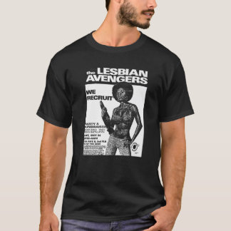 Lesben Avengers Retro Vintage Lesben Queer LGBTQ T-Shirt