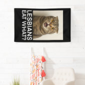 Lesben essen was Lustiges Banner (Insitu)