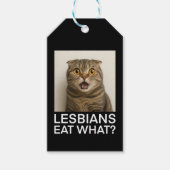 Lesben essen was Lustiges Geschenkanhänger (Vorderseite)