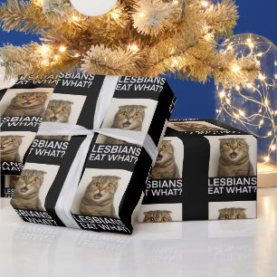 Lesben essen was Lustiges Geschenkpapier