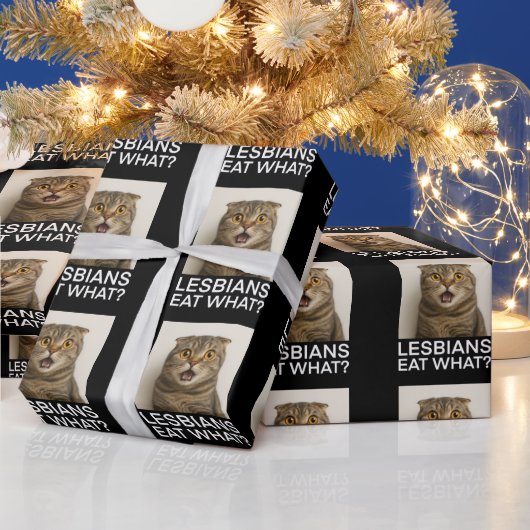Lesben essen was Lustiges Geschenkpapier (Feiertage)