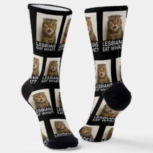 Lesben essen was Lustiges Socken