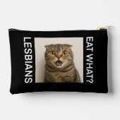 Lesben essen was Lustiges Zubehörtasche (Rückseite)