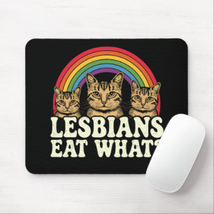Lesben essen was Vintage LGBT Pride Monat Meme Mousepad
