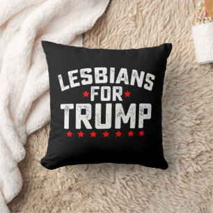 Lesben Für Trump LGBTQ Präsidentschaftswahl Kissen