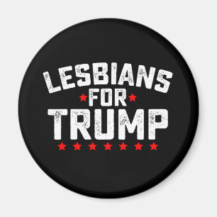 Lesben für Trump LGBTQ Präsidentschaftswahlen Magnet