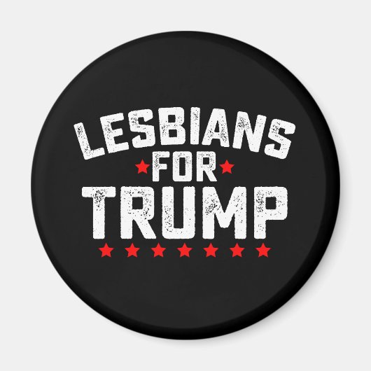 Lesben für Trump LGBTQ Präsidentschaftswahlen Magnet (Vorne)