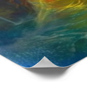 Lesben im fallenden Wasser Poster (Ecke)