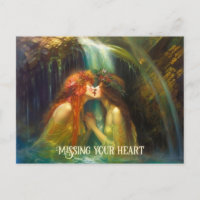 Lesben im fallenden Wasser