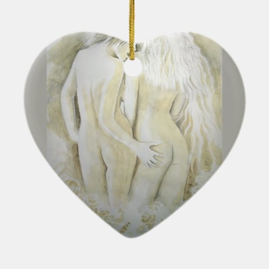Lesben Keramik Ornament (Hinten)