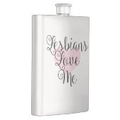 Lesben-Liebe ich Flasche Flachmann (Rechts)