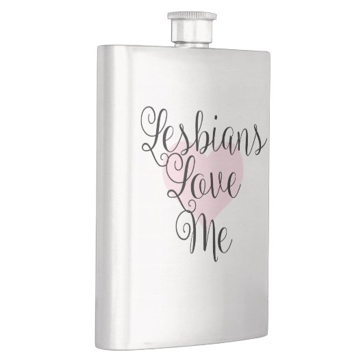Lesben-Liebe ich Flasche Flachmann (Rechts)