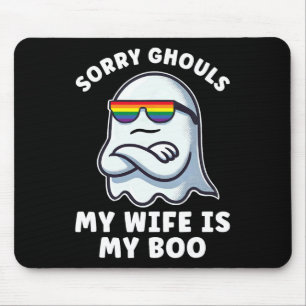 Lesben Priester Halloween Geisterfrauen Meine Ehef Mousepad