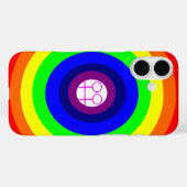 Lesben Rainbow iPhone 4 Fall Case-Mate iPhone Hülle (Rückseite (Horizontal))