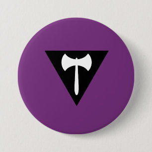 Lesben-Stolz-Flagge Button