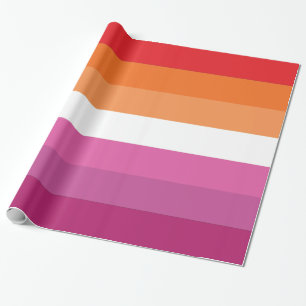 Lesben-Stolz-Flagge Geschenkpapier