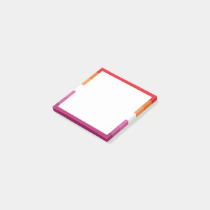 Lesben-Stolz-Flagge Post-it Klebezettel