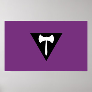 Lesben-Stolz-Flagge Poster
