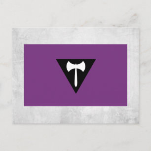 Lesben-Stolz-Flagge Postkarte