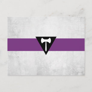 Lesben-Stolz-Flagge Postkarte