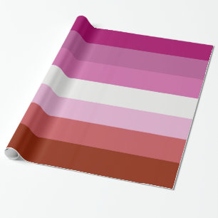 Lesben-Stolz-Flagge (Ursprung) Geschenkpapier