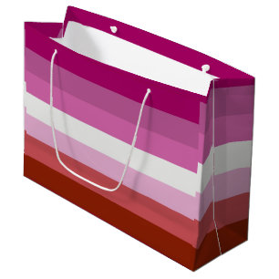 Lesben-Stolz-Flagge (Ursprung) Große Geschenktüte