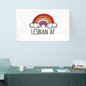 LESBIAN AF BANNER (Messeveranstaltung)