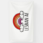 LESBIAN AF BANNER (Vertikal)