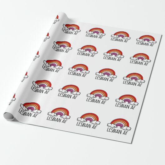 LESBIAN AF GESCHENKPAPIER (Ungerollt)