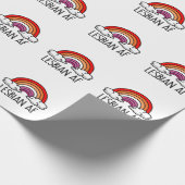 LESBIAN AF GESCHENKPAPIER (Ecke)