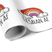LESBIAN AF GESCHENKPAPIER (Rolleneckpunkt)