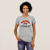 LESBIAN AF T-Shirt (Vorne ganz)