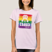 Lesbian and proud T-Shirt (Vorderseite)